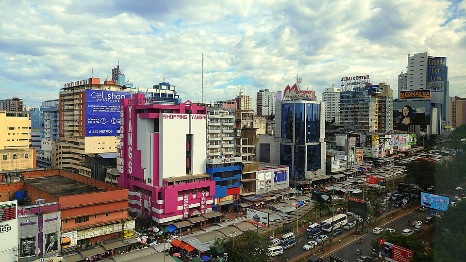 Centro comercial de Ciudad del Este, no Paraguai